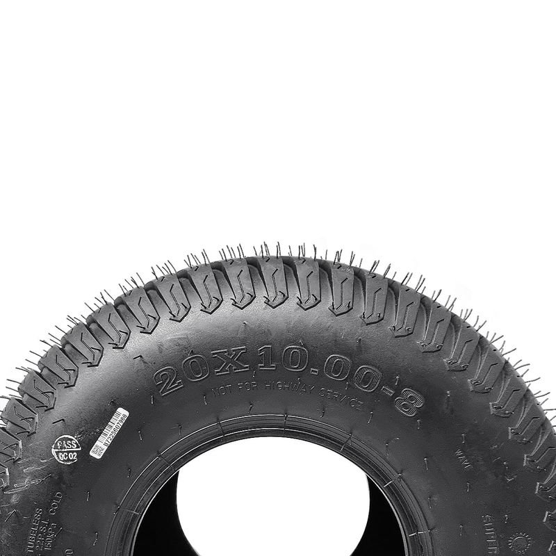 Pneu-Traseiro-20x10-8-4TL-Para-Trator-Cortador-de-Grama