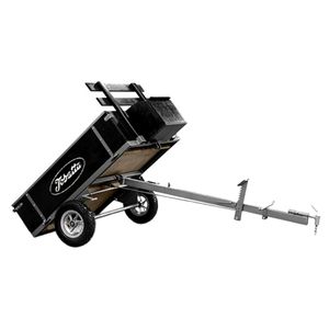 Carreta Para Motocultivador Maquinafort MOD.1300 R8 Basculante Preta