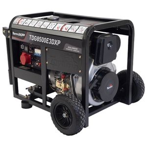 Gerador à Diesel Toyama TDG8500E3DXP Partida Elétrica AVR 7,5 KVA Trifásico 220Volts
