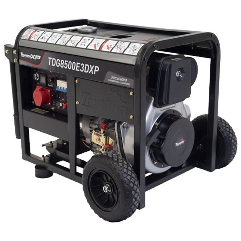 Gerador-a-Diesel-Toyama-TDG8500E3DXP-Partida-Eletrica-AVR-7-5-KVA-Trifasico-220Volts
