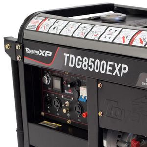 Gerador Energia à Diesel 7KVA Toyama TDG8500EXP Partida Elétrica 115V/230V Monofásico