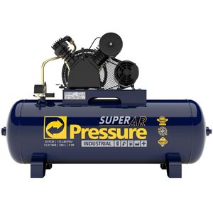 Compressor de Ar Pressure 20 Pés 175 PSI 200 Litros Trifásico 220/380V
