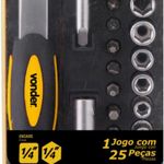 Jogo-Soquete-Sextavado-com-Ponteira-Jogo-com-25Pcs-1-4--4-a13mm-Vonder