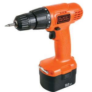 Furadeira Parafusadeira Bateria 9,6V 3/8" Black e Decker Bivolt
