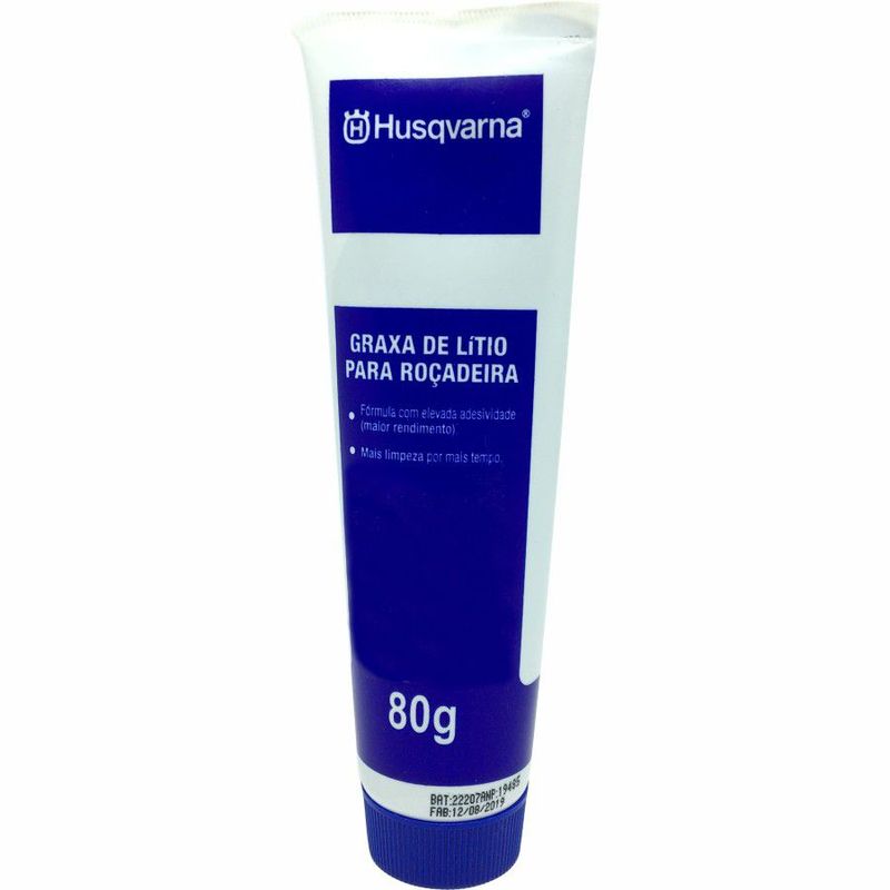 Graxa-Litio-Ponteira-Transmissao-Rocadeira-Husqvarna-Bisnaga-80g-Original