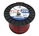 Fio-Nylon-3-0mm-Redondo-Vermelho-Rolo-com-240-Metros-Husqvarna-Original
