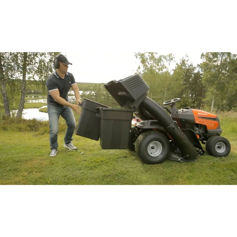 Coletor-Grama-42-Polegadas-2-compartimentos-Husqvarna-capacidade-210-Litros-Original