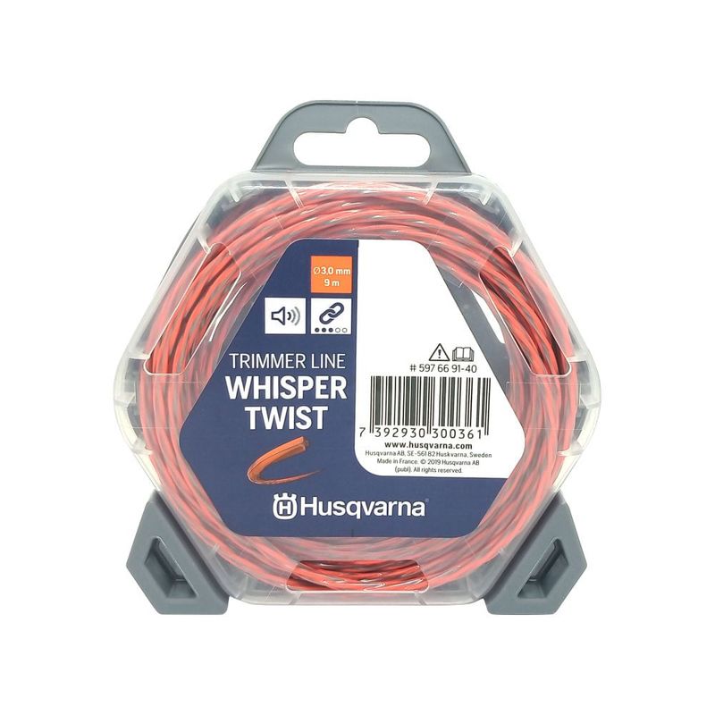 Fio-Nylon-Husqvarna-3-0mm-Whisper-Twist-9mt-Original