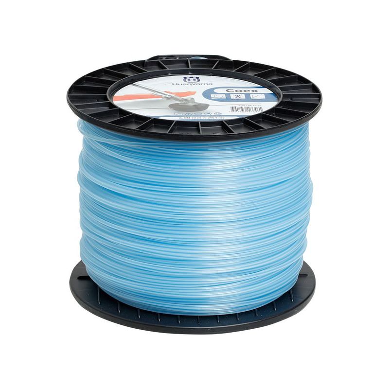 Fio-Nylon-COEX-3-0mm-Redondo-Azul-Rolo-com-251-Metros-Husqvarna-Original