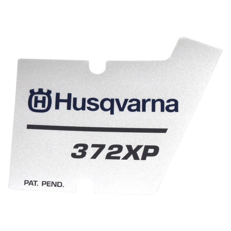 Adesivo-Tampa-Arranque-Motosserras-Husqvarna-372XP-Original