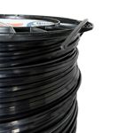 Fio-Nylon-3mm-Quadrado-Preto-Rolo-com-219-Metros-Husqvarna-Original