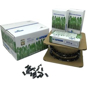 Corrente Supreme 3/8 1,3mm Picco Micro 205 dentes Para Motosserras