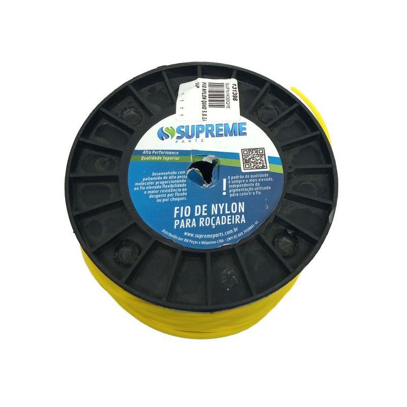 Fio-Nylon-Supreme-Quadrado-3-0mm-rolo-com-1kg-cor-Amarelo