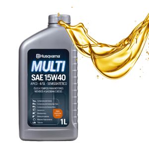 Óleo 4 Tempos Husqvarna Multi SAE 15W40 1LT Original