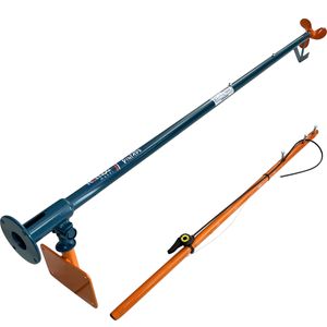 Rabeta Horizontal Simples Curta 1,7 Metros para Motor Popa 5,5/6,5/7HP