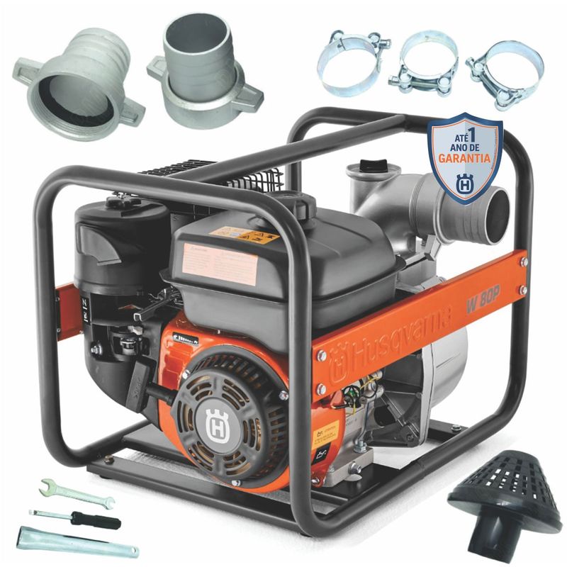 Motobomba-a-Gasolina-Husqvarna-W80P-3-Polegadas-54000-Litros-h-5-7-HP