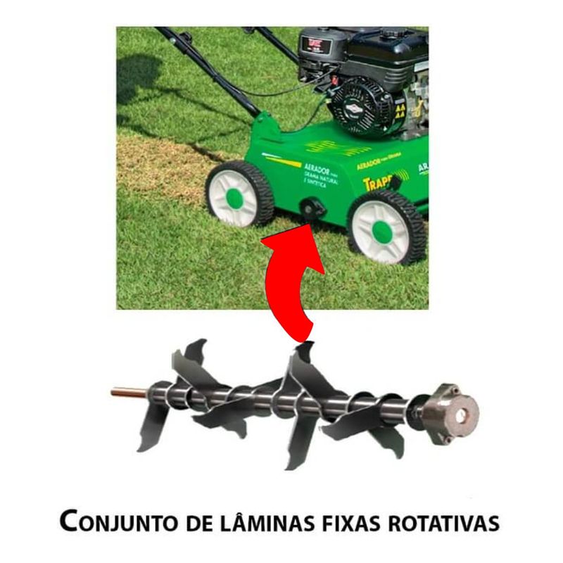 Aerador-Para-grama-natural-ou-sintetica-Trapp-Com-motor-a-Gasolina-4HP