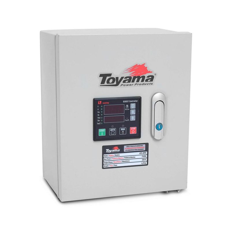 Painel-Automatico-Ats-Toyama-T9-Trifasico-380Volts-Para-Gerador-TDG7500-8500