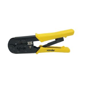Alicate Crimpador de fios de rede Vonder 2 em 1 dimensões 7.1/2"