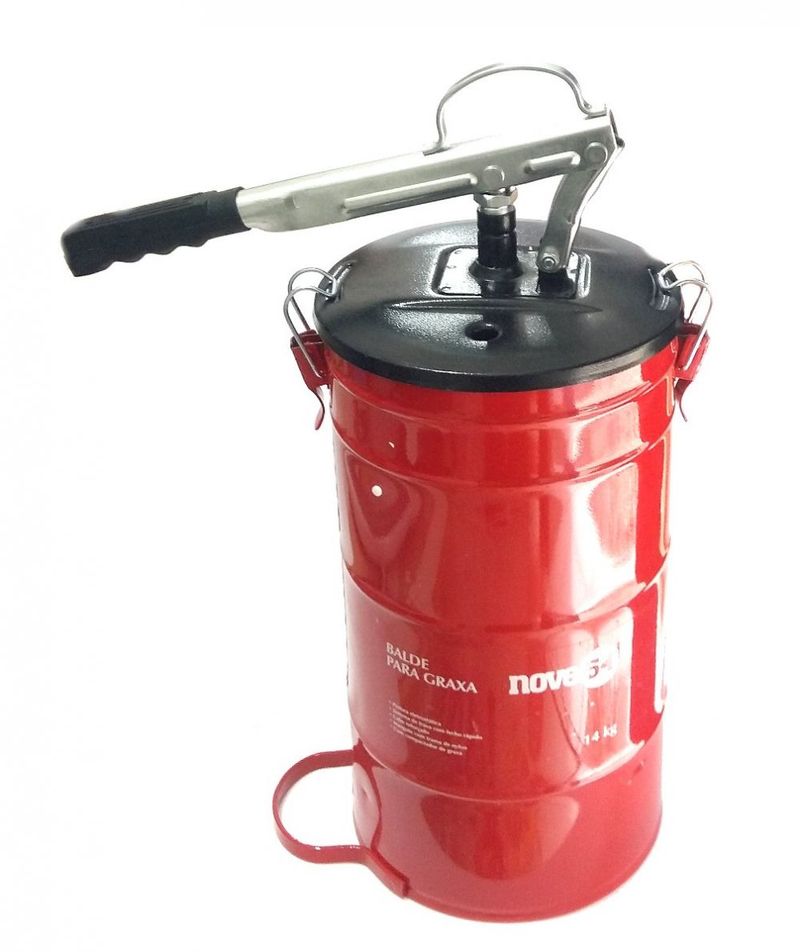 Balde-manual-para-Graxa-Capacidade-14Kg-com-alavanca-Nove54