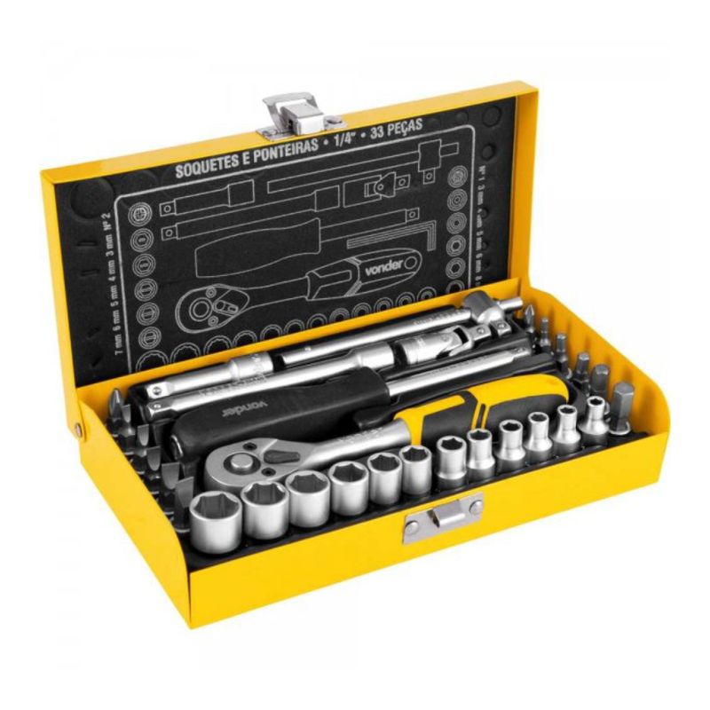 Jogo-De-Soquetes-Ponteiras-1-4--33-Pecas-4mm-A-13mm-Vonder