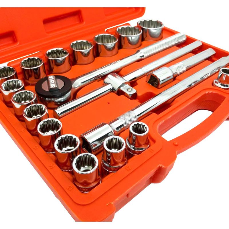 Jogo-de-Soquetes-Estriados-de-1-2--Gedore-Robust-de-8-A-32mm-com-22-Pecas
