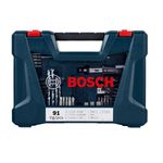Jogo-Brocas-e-Bits-em-Titanio-Bosch-VLINE-91-pecas-com-Maleta