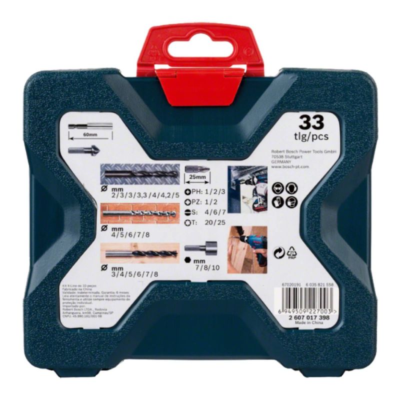 Jogo-Pontas-e-Brocas-Bosch-XLINE-33-pecas-com-maleta