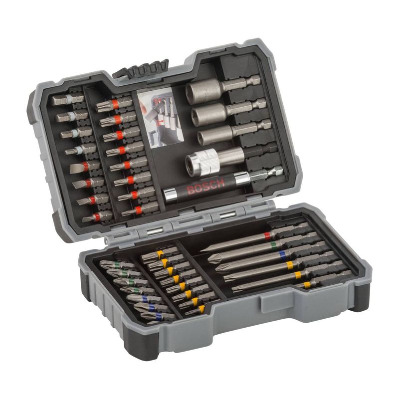 Jogo-de-Pontas-e-Bits-Bosch-43-pecas-com-Maleta