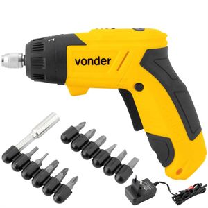 Parafusadeira Bateria 3,6v Vonder PBV 120 Com 12 acessórios