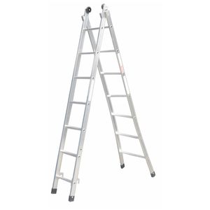 Escada Dupla Supra Alulev DP108 3 Em 1 Profissional