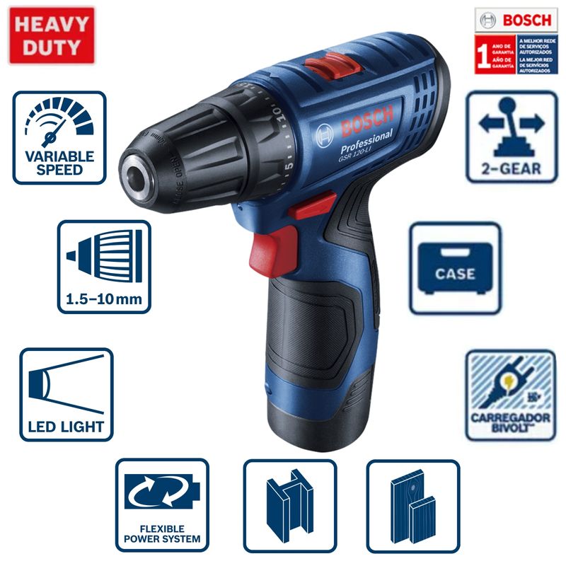 Parafusadeira-Furadeira-Bosch-a-Bateria-12V-GSR-120-LI