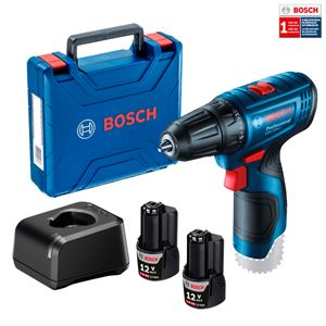 Parafusadeira Furadeira à Bateria 12V GSR 120-LI com 2 Baterias 2,0Ah e maleta