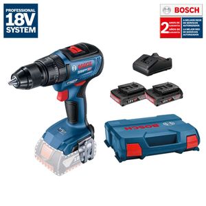Parafusadeira Furadeira de Impacto à Bateria Bosch GSB 18V-50 18V 2 Ah