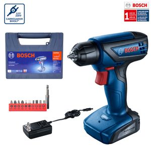 Parafusadeira Furadeira à bateria Bosch 12V GSR 1000 Smart com maleta e kit extra