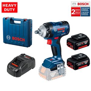 Chave de Impacto à Bateria Bosch GDS 18V-400 com Maleta e 2 baterias