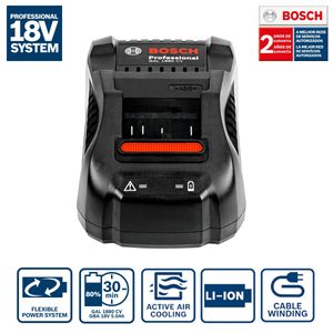 Carregador Rápido 18V Bosch GAL 1880 CV 8Ah 220V