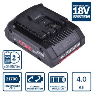 Bateria Bosch ProCORE 18V 4,0 Ah