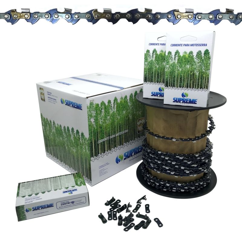 Corrente-Supreme-3-8-1-1mm-Picco-Micro-2-Guias-820-dentes-Para-Motosserras