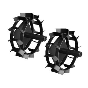 Par Rodas Ferro 288mm Para Motocultivador Husqvarna TF230 Original