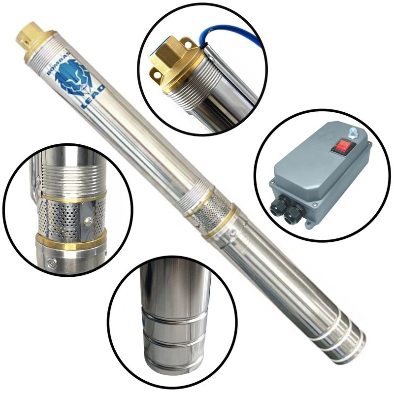 Motobomba-Submersa-Leao-3R3PB-25-180-1-5CV-Control-Box-127V