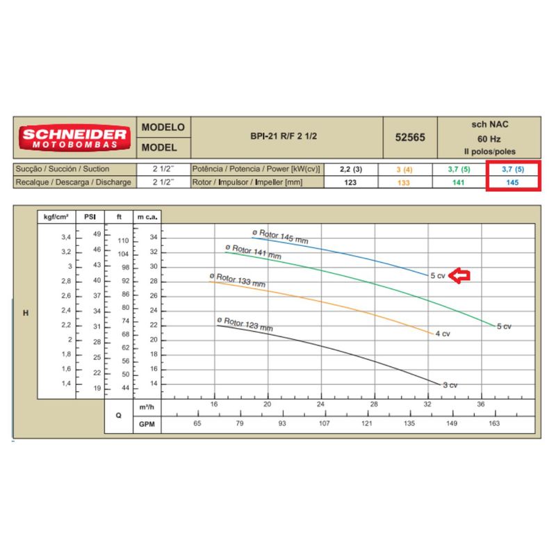 Motobomba-Centrifuga-Schneider-Prevencao-Incendio-BPI-21R-2-1-2-5CV-220-380-440-760V