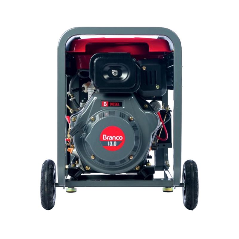 Gerador-Diesel-8KVA-Branco-BD-8000-E3-Trifasico-220V-Partida-Eletrica
