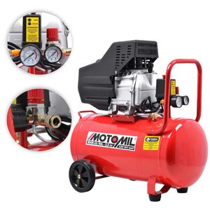 Compressor de Ar Portátil Motomil MAM-10/50BR 120LBS 2,5HP 50LT 220V