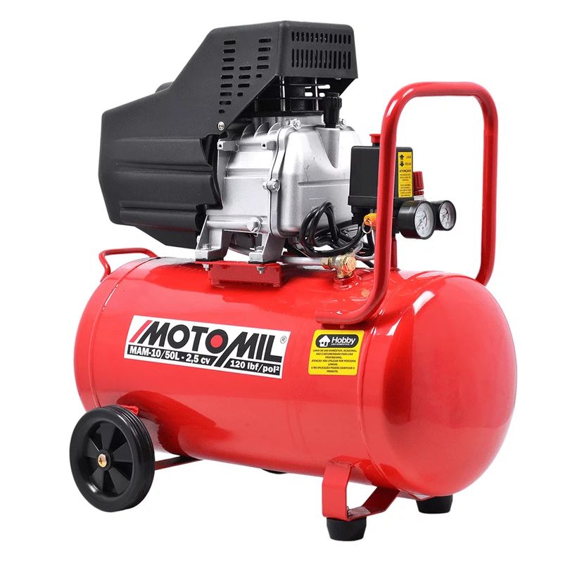 Compressor-de-Ar-Portatil-Motomil-MAM-10-50BR-120LBS-2-5HP-50LT-220V