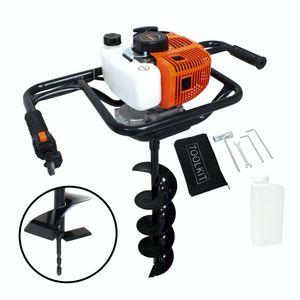 Perfurador Solo à Gasolina Vulcan VPS520S 52CC 2,5Hp com Broca 80x15cm