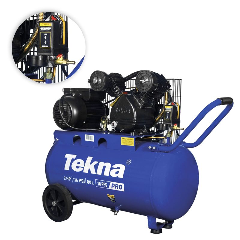 Compressor-Ar-Tekna-CP10080P-2-80LT-10PCM-2HP-220V