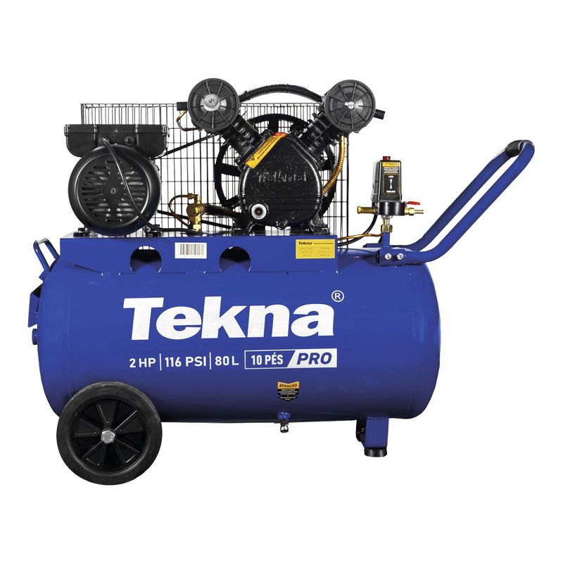 Compressor-Ar-Tekna-CP10080P-2-80LT-10PCM-2HP-220V