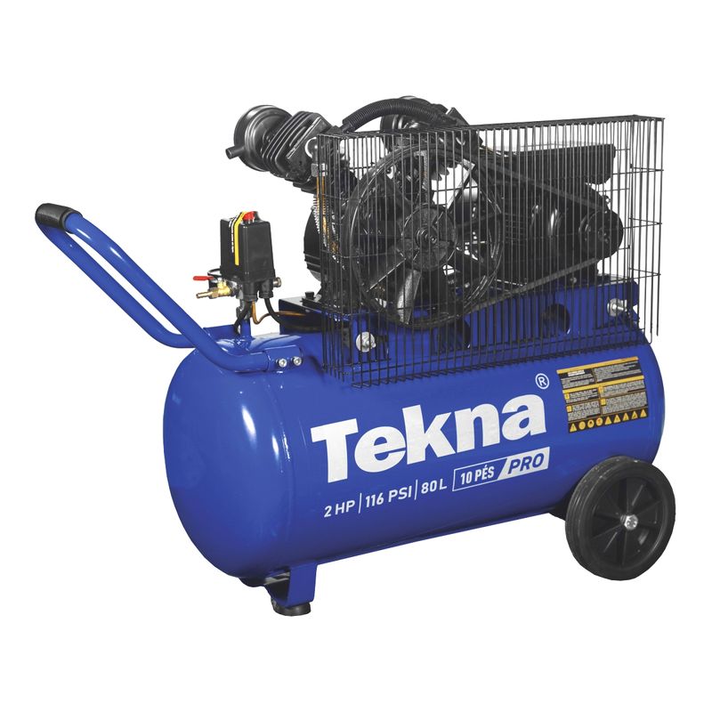 Compressor-Ar-Tekna-CP10080P-2-80LT-10PCM-2HP-220V