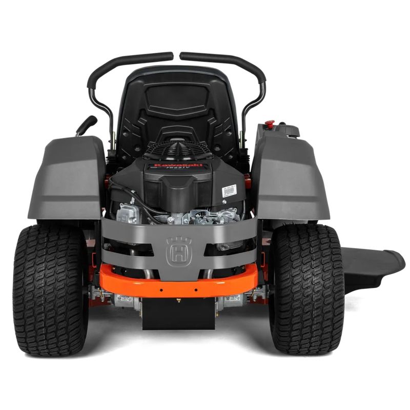Trator-Cortador-de-Grama-Giro-Zero-Husqvarna-Z248F-Motor-Kawasaki-24HP-Corte-122cm